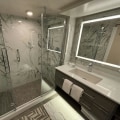 Cabin and Bathroom Facilities at Crown Pointe Marina